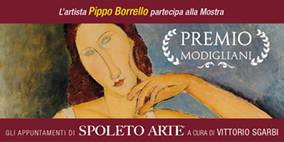 Invito International Art Prize Premio Modigliani a Pippo Borrello - fronte