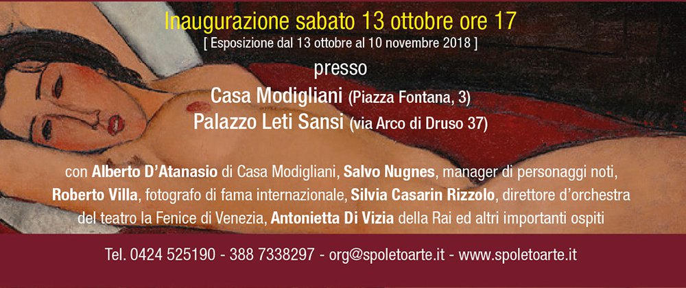 International Art Prize Premio Modigliani a Pippo Borrello, 2018